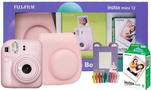 FUJIFILM Instax Mini 12 Treasure Box (10 Shot, Carry Case & Bunting) Instant Camera