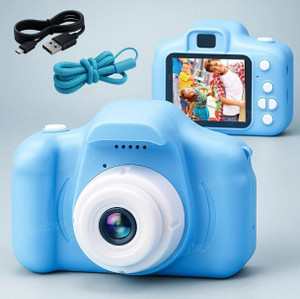 ClickPic Kid's Digital Camera Kids Mini Digital HD Screen Camera, Cute Rechargeable, Photo & Video-Multicolor Instant Camera
