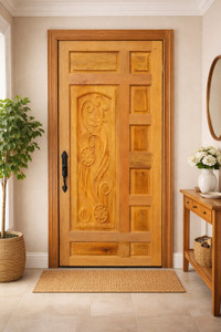 MAA BASHUMATA Malaysia SAL Stucture & Akashmoni Wooden 5 Pannel Door Interior Door