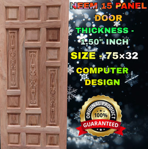 Maawooden NEEM 15 PANEL HAND MADE DOOR Interior Door
