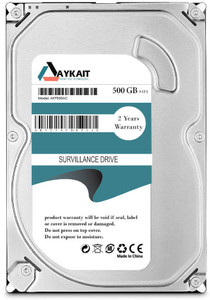 Aykait AKT500GBAC 500 GB Desktop, All in One PC's, Servers, Surveillance Systems Tial SATA Internal Hard Disk Drive (HDD) (500GB 3.5 Inch Sata Hard Drive Internal Pc,CCTV, 2 Years Warranty)