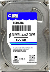 D25 Video 500GB Hard Disk for CP PLUS (CP-UVR-0401E1-CS) 4 Channel CCTV Camera DVR 500 GB Surveillance Systems Silver SATA Internal Hard Disk Drive (HDD) (Video 500GB Hard Disk for CP-PLUS CCTV Camera DVR 500 GB SURVEILLANCE HARD DISK)