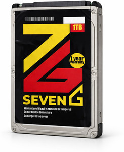 Seven G 2.5 Black 1 TB All in One PC's, Desktop, Laptop Black SATA III Internal Hard Disk Drive (HDD) (7GBLap1TB)