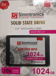 Simtronics Multi Ssd Box Simmtronics SSD 1024 GB All in One PC's, Desktop, Laptop Black SATA ...