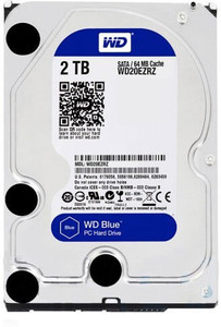 WD Blue 2 TB Desktop Blue SATA Internal Hard Disk Drive (HDD