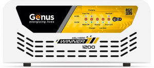 Genus 900 VA Pure Sine Wave 900VA/12V Single Battery Inverter UPS for Home with 24 Months Warranty Pure Sine Wave Inverter