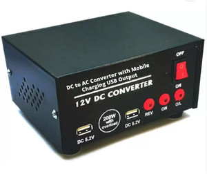 Spire 200 Watt Converter12v dc to ac inverter kit for SMPS, Lap Top, LED TV Solar Compatible Square Wave Inverter