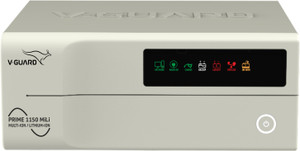 V-Guard Prime 1150 MiLi 1000VA/800W Prime 1150 MiLi with 3 Year Warranty Pure Sine Wave Inverter