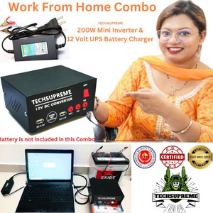 TechSupreme 500 VA Solar Compatible Square Wave Inverter