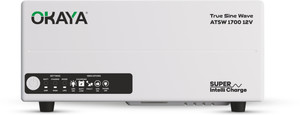 OKAYA ATSW 1700 12V Okaya Advanced True Sine Wave; VA Rating: 1450 VA / 12V; 1160 Watt Pure Sine Wave Inverter