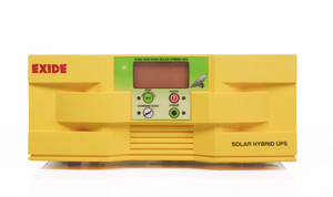 EXIDE 1050 VA Exide1100 Solar Hybrid UPS Inverter, Dual Mode Operation, LCD Display, with 2 Year Warranty Solar Compatible Pure Sine Wave Inverter