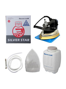 Silver Star by AIPRESS STEAM IRON ES300 L 1800W FULL STEAM 220 W Steam Iron