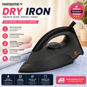 Chartbusters by CHARTBUSTERS GLIDE PRO X 750 W Dry Iron