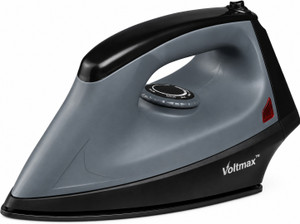 Voltmax by VOLTMAX 1100 W Dry Iron for Clothes Non-Stick Soleplate Adjustable Temperature Contro 1100 W Dry Iron