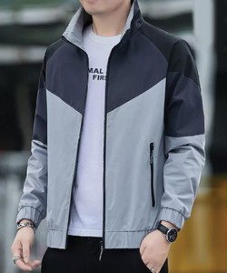 QUIN FLETCHER Full Sleeve Colorblock Men Jacket - Image 5