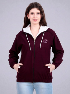 wooldex Full Sleeve Solid Women Jacket