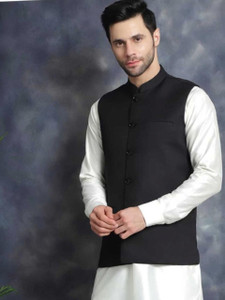 maksud enterprise Sleeveless Solid Men Jacket