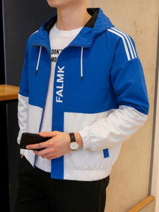 Plus91 Full Sleeve Colorblock Men Jacket