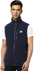 JACK & JONES Sleeveless Solid Men Jacket