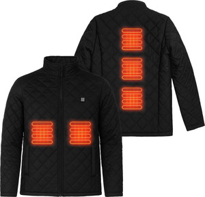 Tapish Men & Women Self Design Quilted Jacket - Image 1