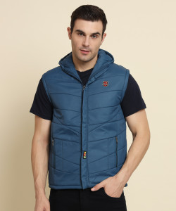 HEMLOCK Half Sleeve Solid Men Jacket