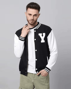 Jitisha Creative Full Sleeve Colorblock Men Jacket
