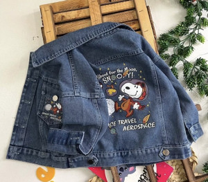 KILLER Full Sleeve Graphic Print Boys & Girls Denim Jacket