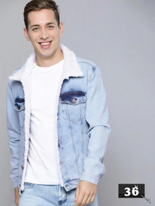 ARBIA FUNKI Full Sleeve Washed Men Denim Jacket