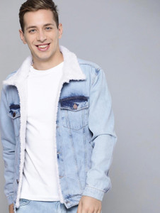 ARBIA FUNKI Full Sleeve Washed Men Denim Jacket