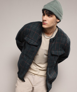 CAMPUS SUTRA Full Sleeve Checkered Men Jacket
