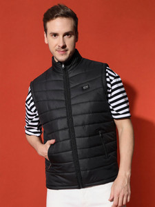DRESSBASE Half Sleeve Solid Men Jacket