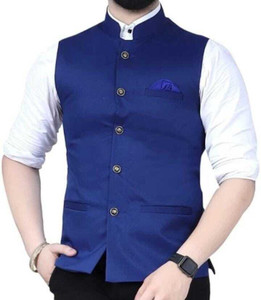 NTC STORE Sleeveless Solid Men Jacket