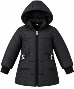 Fit N Fame Full Sleeve Self Design Girls Jacket