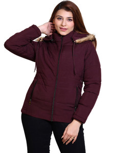 CUTFABRICS Full Sleeve Solid Women Jacket