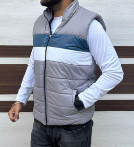 ChaseOverIN Sleeveless Colorblock Men Jacket