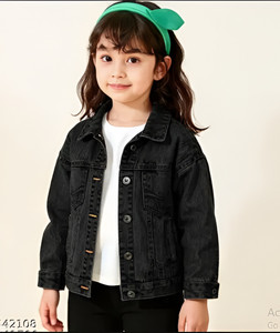FashionForward Full Sleeve Washed Boys & Girls Denim Jacket