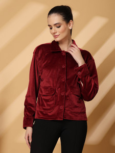 PLUSS Full Sleeve Solid Women Jacket