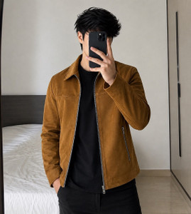 Eddicted Full Sleeve Solid Men Jacket - Image 2