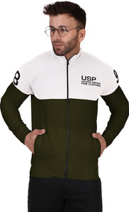 Plus91 Full Sleeve Colorblock Men Jacket
