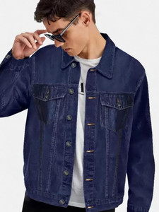 METRONAUT Full Sleeve Solid Men Denim Jacket