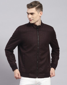 MONTE CARLO Full Sleeve Striped Men Jacket