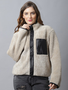 Jakanary Full Sleeve Self Design Women Jacket