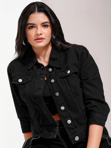 Tokyo Talkies 3/4th Sleeve Solid Women Jacket