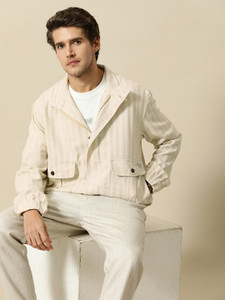 Mr Bowerbird Full Sleeve Striped Men Jacket