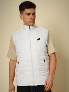 DECANTER Sleeveless Solid Men Jacket