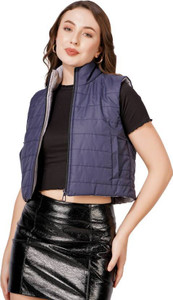Clothza Sleeveless Solid Women Jacket