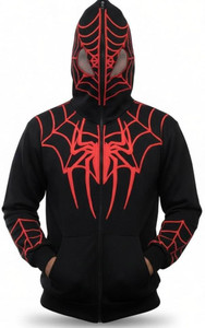 DRIP SPOILER Full Sleeve Graphic Print Jacket - Image 3