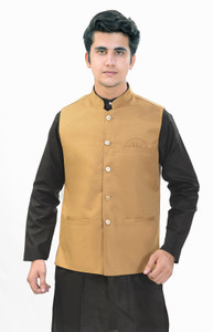 buaGi collection Sleeveless Solid Men Jacket