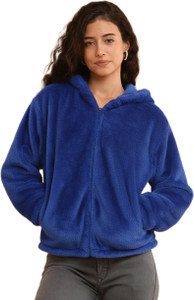 CLILUXE Full Sleeve Solid Women Jacket