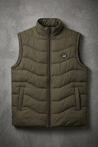 METRONAUT Men Sleeveless Self Design Jacket - Image 5